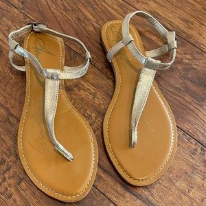 American rag sandal gold